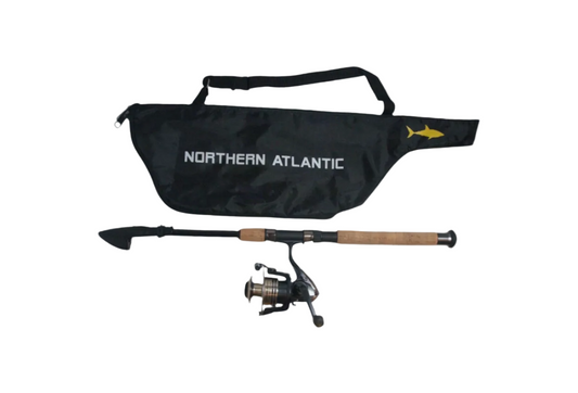 Northern Atlantic Fishing 7-ft collapsible carbon fiber spinning rod and 4000 spinning reel combo, view 2